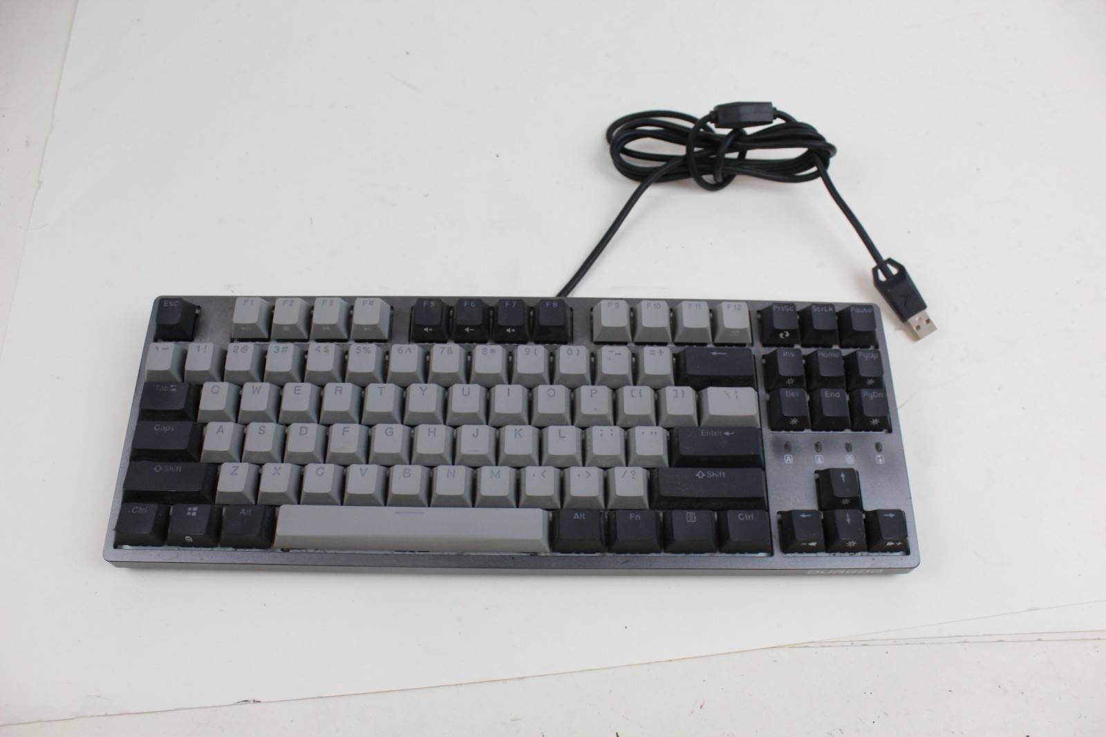 Durgod Taurus K320 TKL Mechanical Keyboard - Space Gray. USB C connector