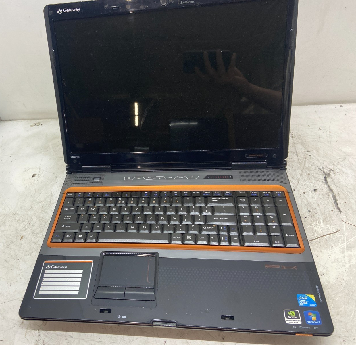 Gateway MS2252 Intel Core 2 Duo P7350 2.0 GHz 4 GB NO HDD Nvidia 9800M GTS 1GB
