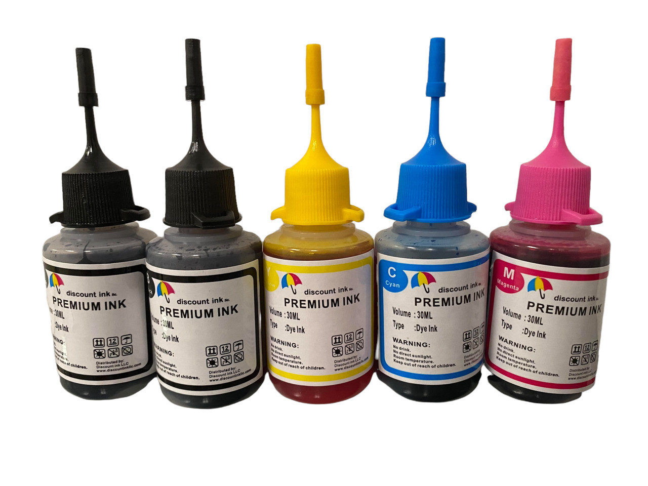 5x30ml Refill Ink Bottle for Canon PGI-280 CLI-281 XL PIXMA TR8520 TR7520 TS6120