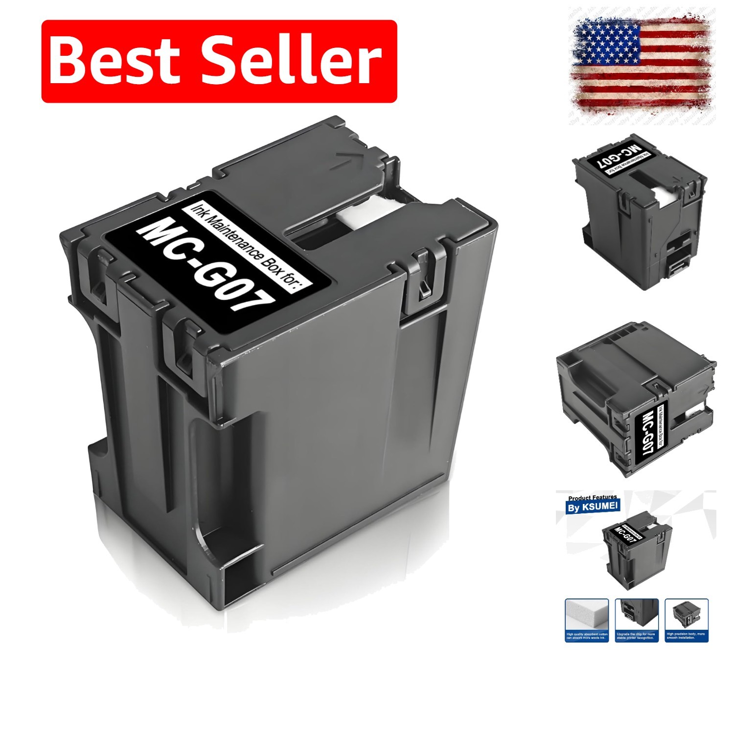MC-G07 Maintenance Cartridge Maintenance Box Ink Waste Tank Compatible with G...