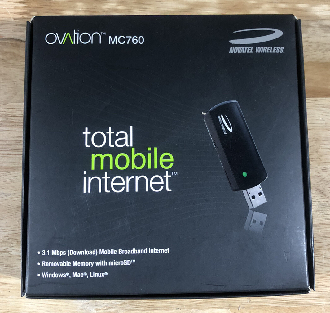 Novatel Wireless Ovation MC760 3G Modem Dongle