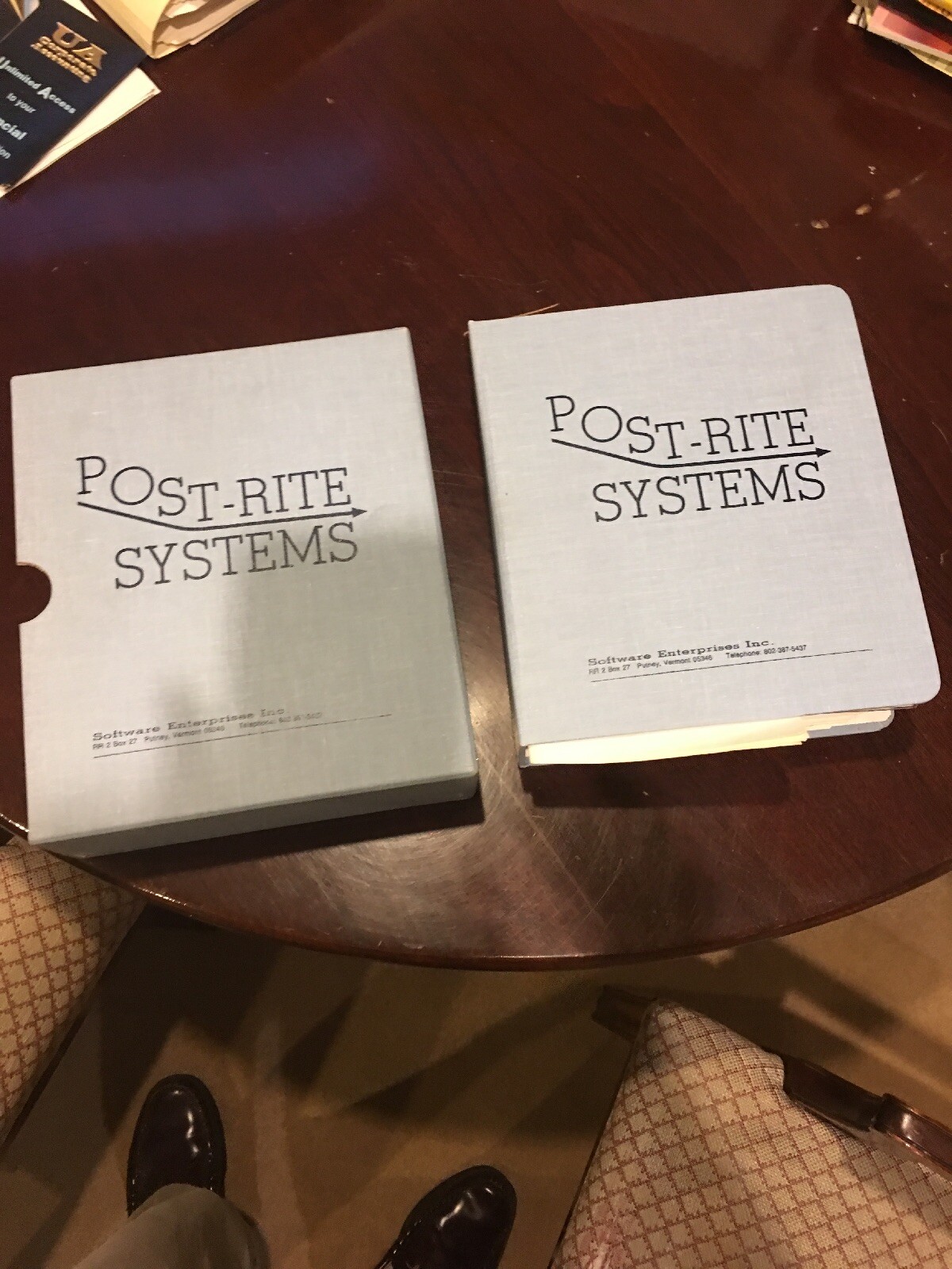 ERP POST-RITE Accounting System . Never Used. NFR.