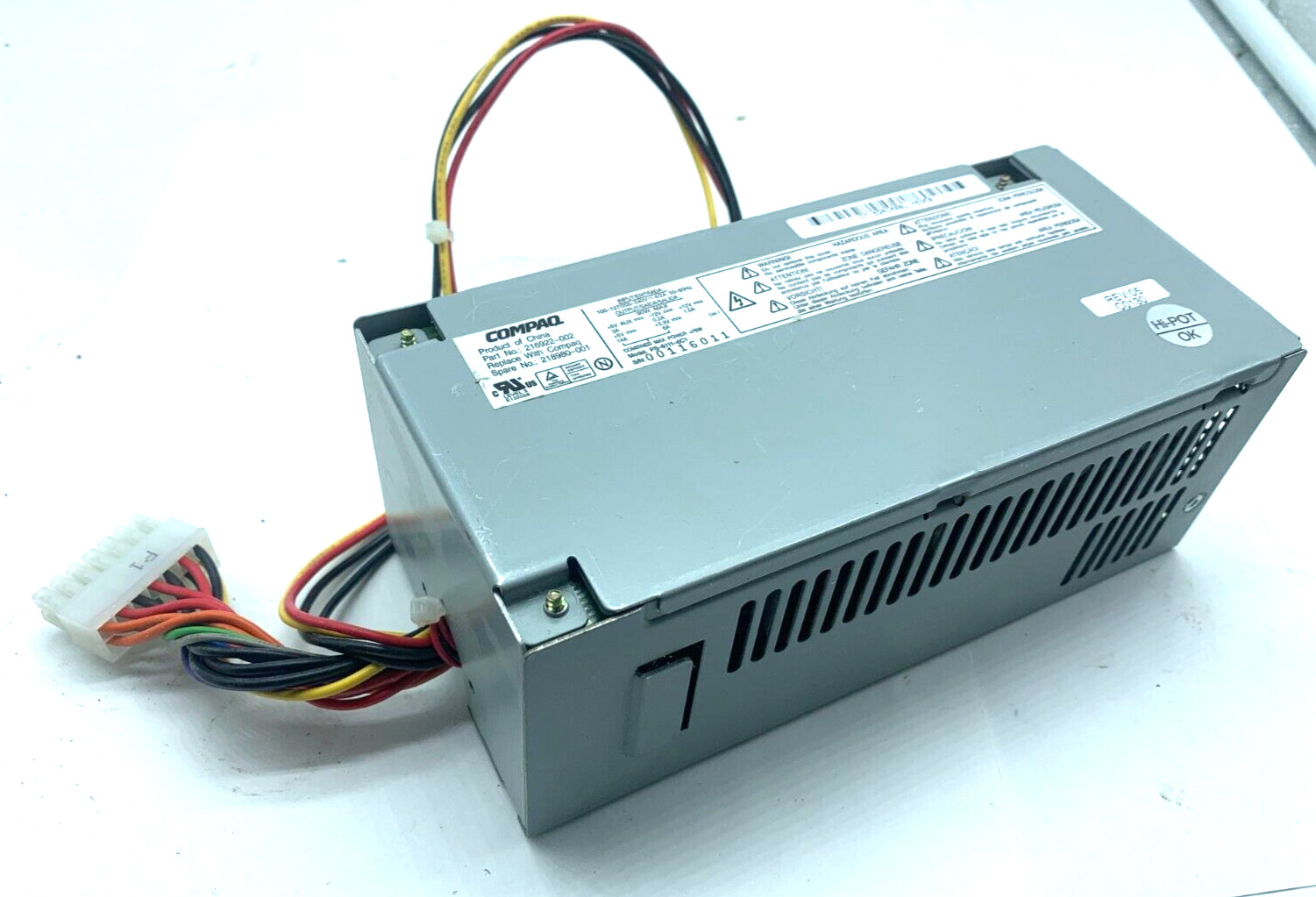 Compaq iPAQ PC 90W Power Supply PS-5111-6C1 Part# 216922-002 218980-001