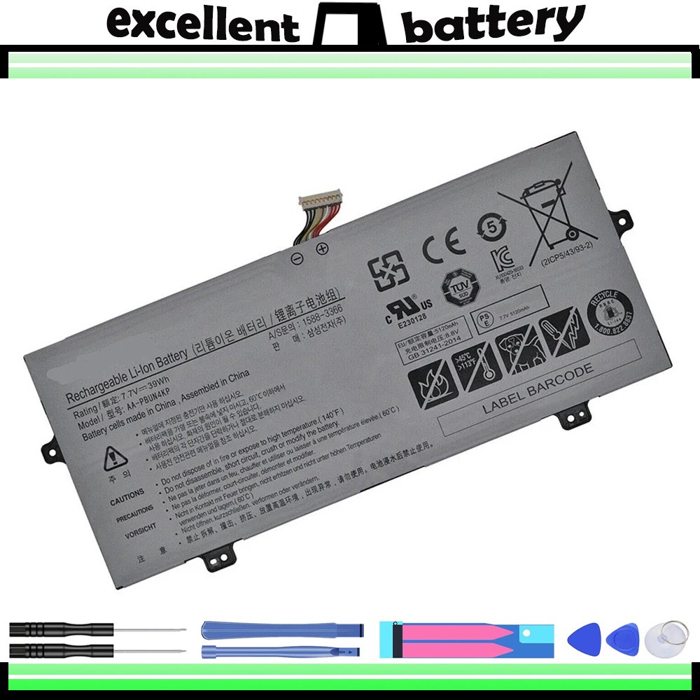  AA-PBUN4KP Battery for Samsung Notebook 9 Pen NP930QAA NT930QAA NT930QBV