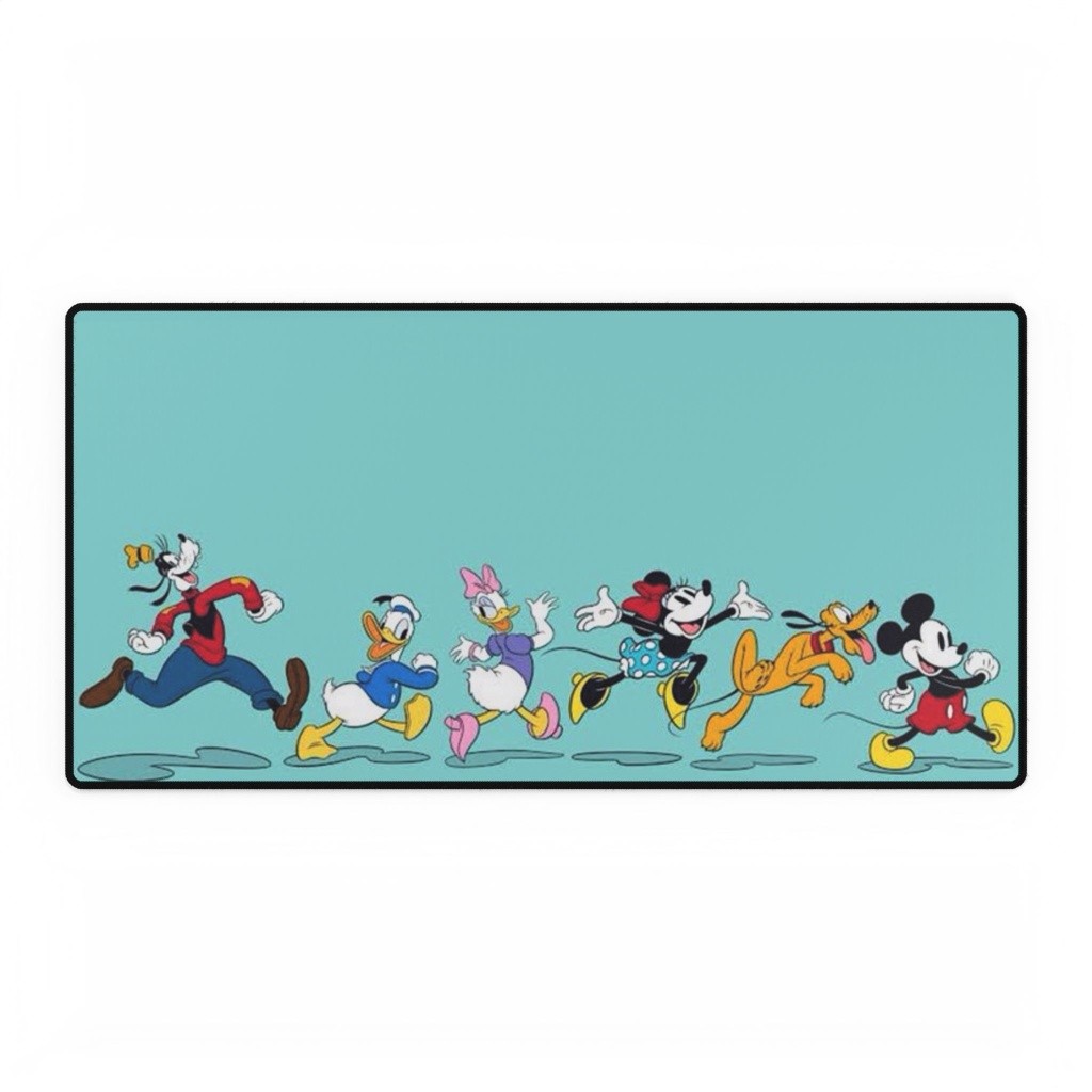 Disney Mickey And Friends Running Movie Logo Mouse Pad Desk Mats