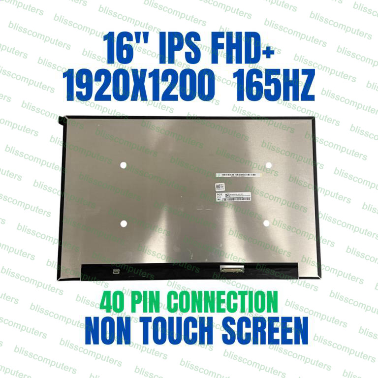NV160WUM-NX3 v8.0 FHD+ LCD IPS Display Asus ROG Zephyrus M16 GU603Z GU603ZM