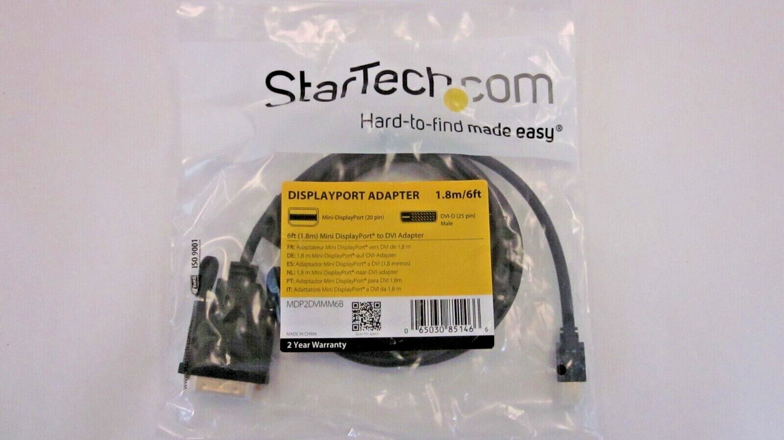 Startech.com Display Port Adapter MDP2DVIMM6B