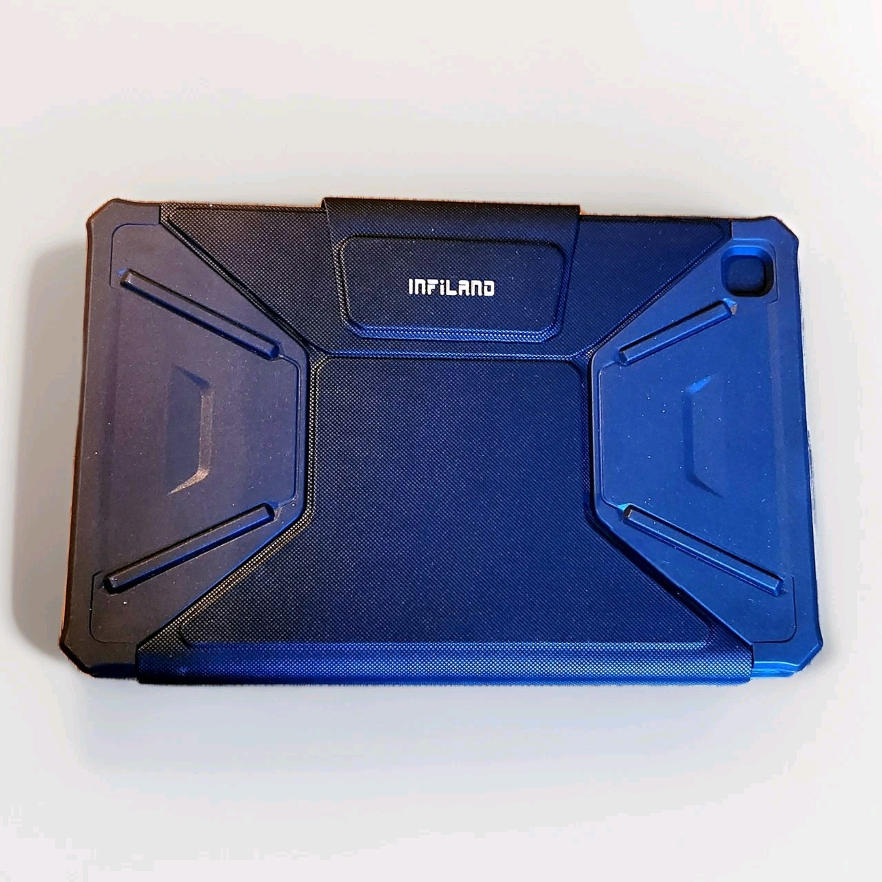 INFILAND Rugged iPad Case w/ Bluetooth Keyboard – Fits 10.2" iPad 7-8-9th Gen