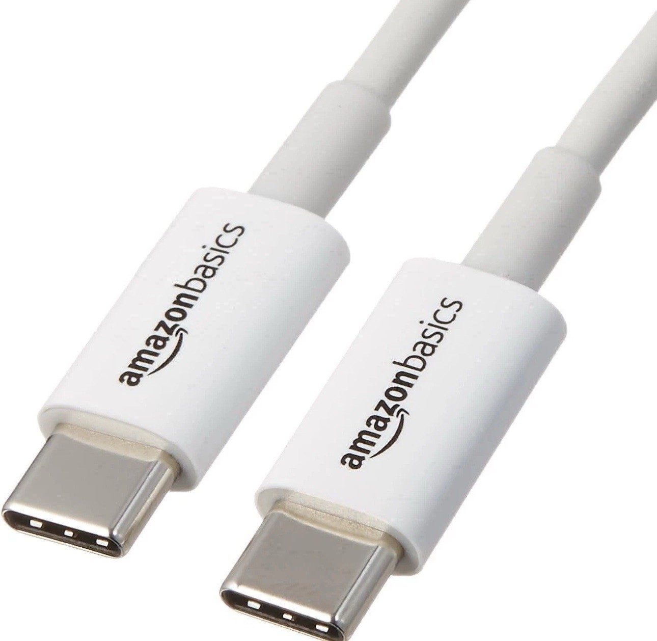 Amazon Basics USB-C to Fast Charger Cable 6 Foot (6ft) White