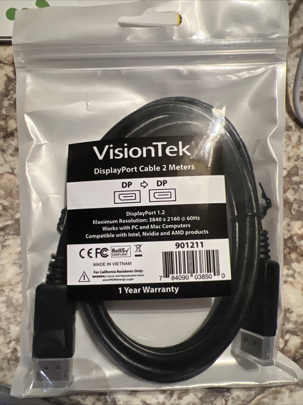 Visiontek VisionTek - DisplayPort Cable - 2 Meters 