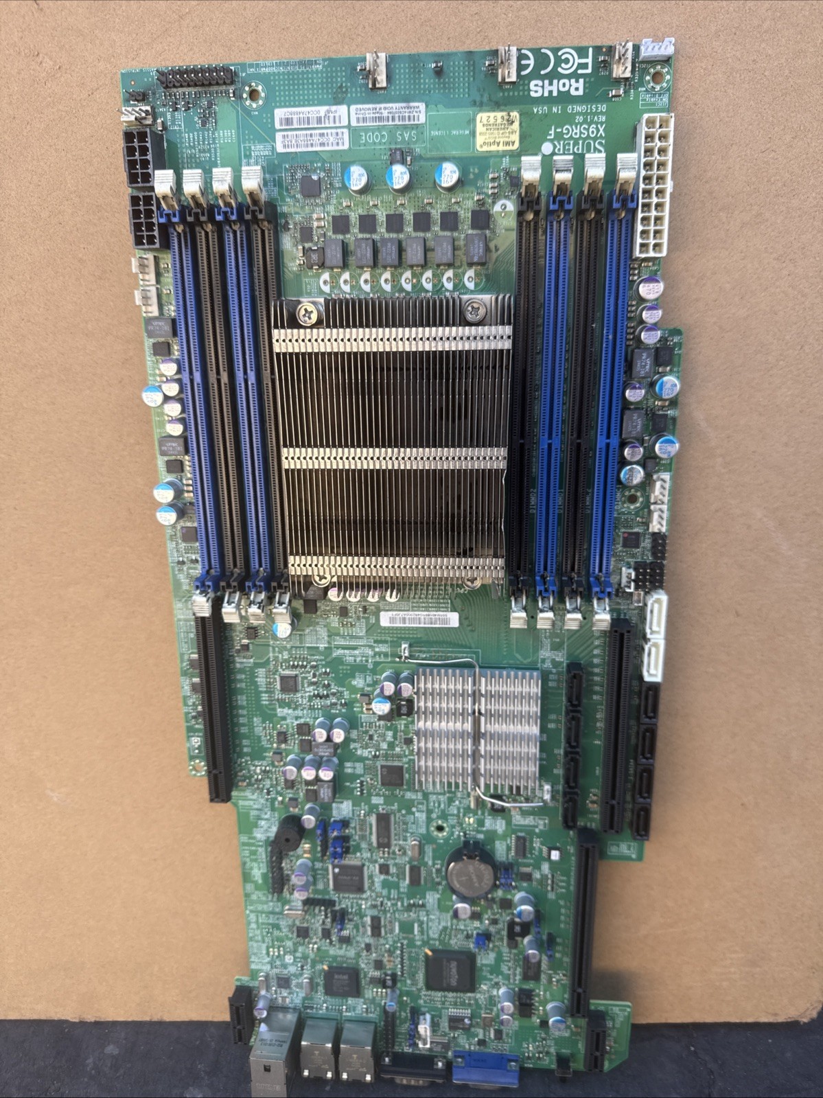 Supermicro X9SRG-F SINGLE SOCKET R LGA 2011  Motherboard w/ Intel Xeon E5-1650V2