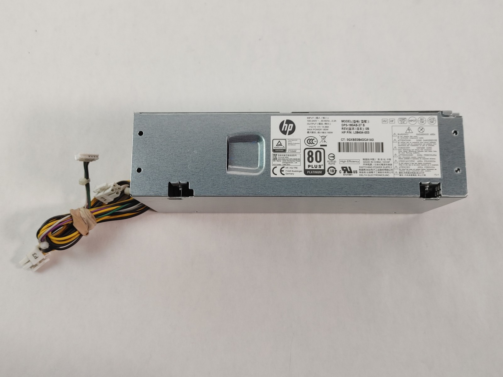 HP ProDesk 600 G4 SFF 4+4 Pin 180 W Desktop Power Supply L08404-003
