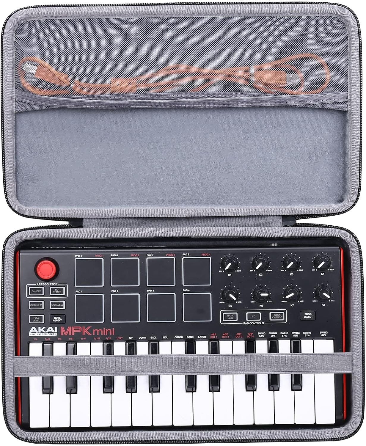 Luxury Protective Carry Case for Akai MPK Mini MKII/Play - Ergonomic Design