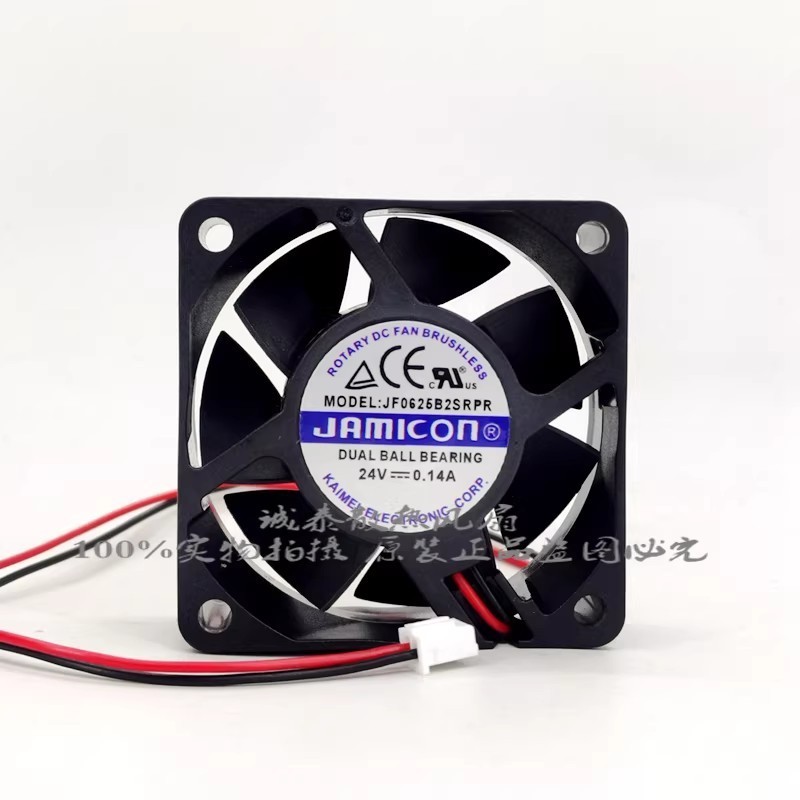 1PCS JAMICON JF0625B2SRPR 24V 0.14A Inverter Power Supply Chassis Fan