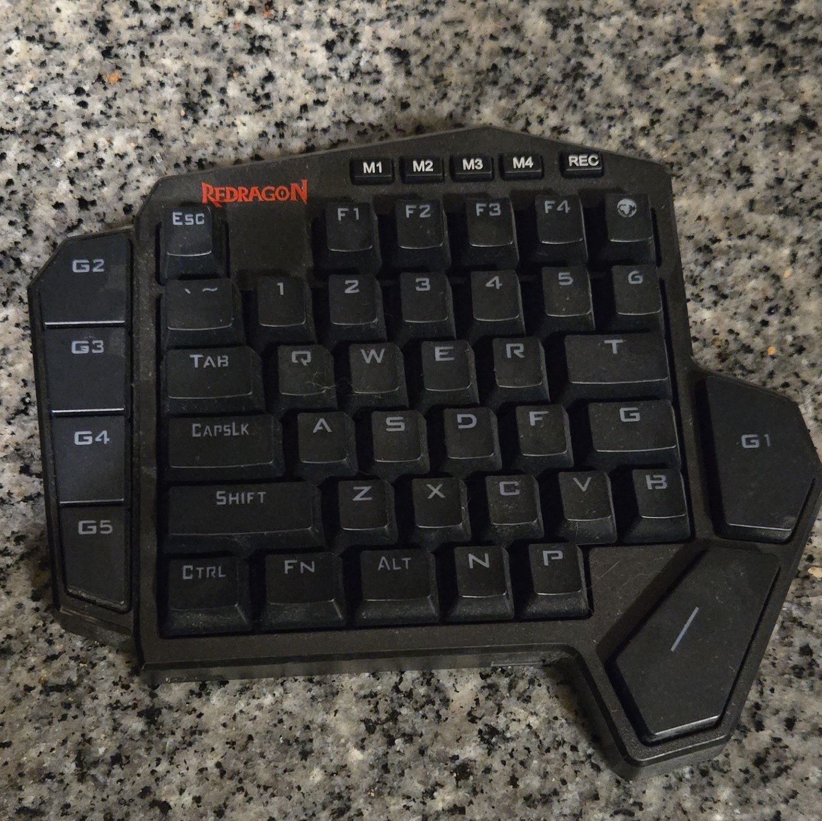 Redragon DITI K585RGB Mechanical Wired Gaming Keypad, Enhanced Keys, Black