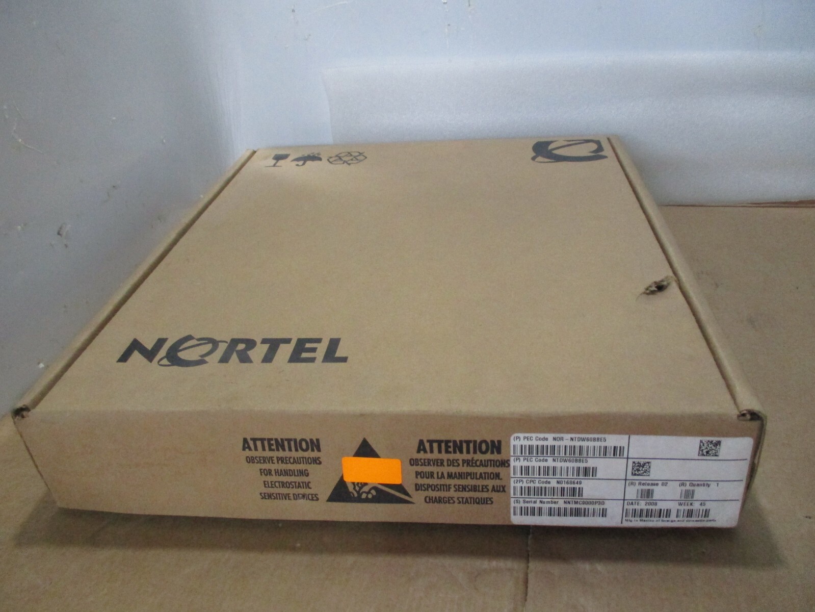 Nortel NTDW60BBE5 RLSE 02 MGC Media Gateway Controller Module