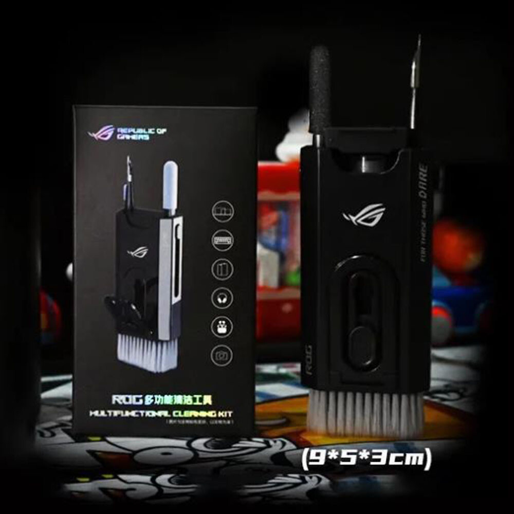ASUS ROG 8 in 1 Multifunctional Cleaning Kit Keyboard Headset PC Cleaning Brush