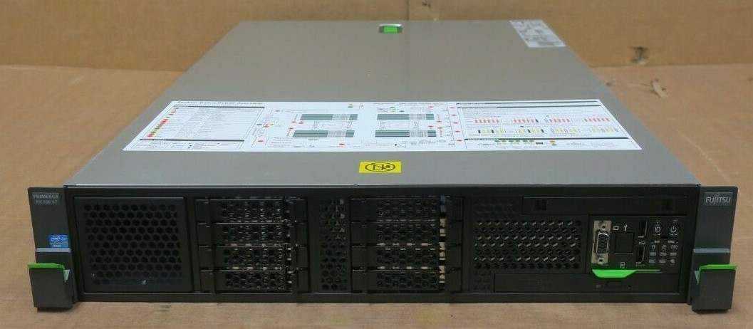 Fujitsu Primergy RX300 S7 2x 8-Core E5-2690 2.90GHz 256GB Ram 8x 2.5" Bay Server