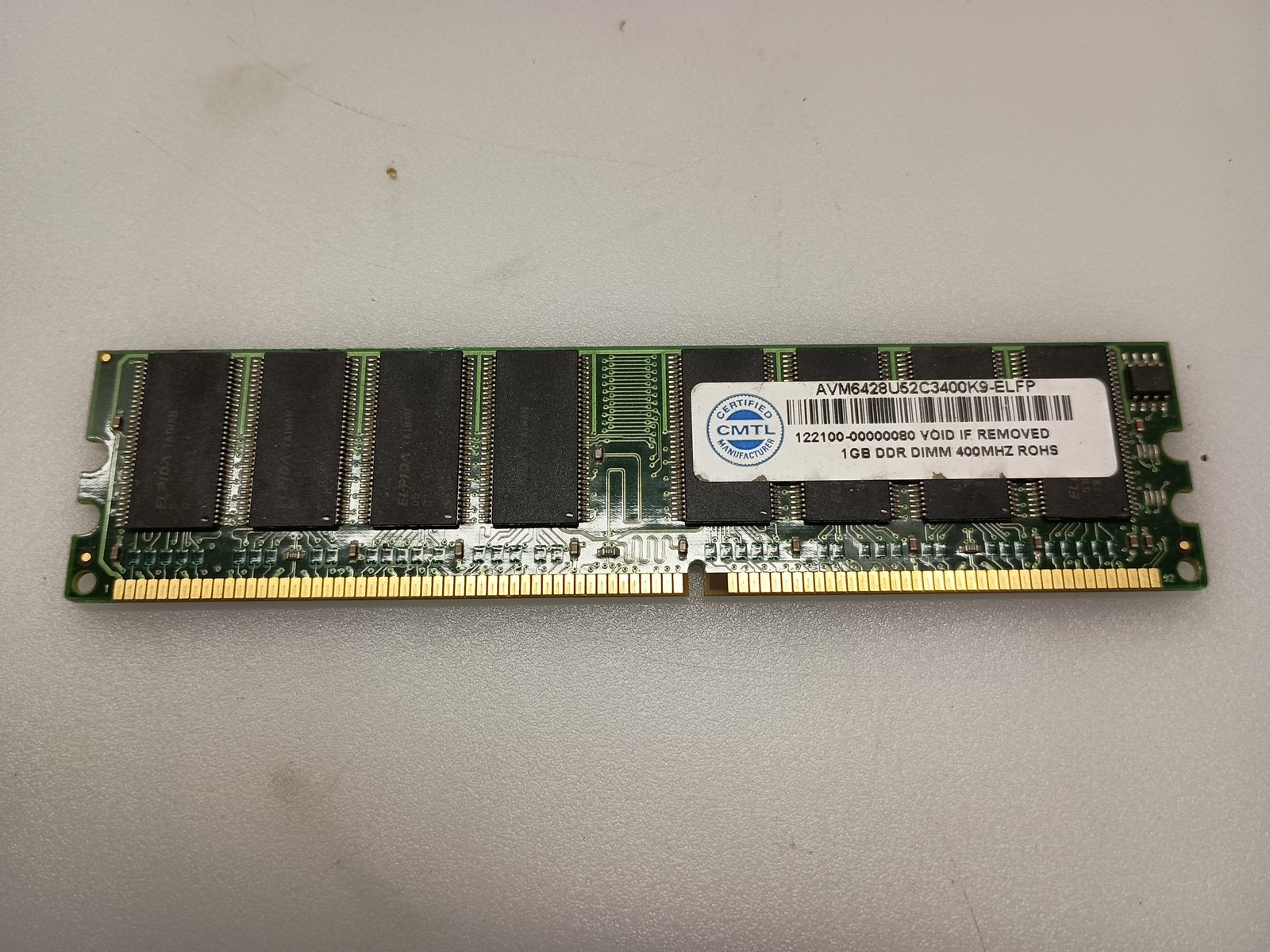 AVANT GARDE AVM6428U52C3400K9-ELFP 1GB DDR RIM 400MHZ 