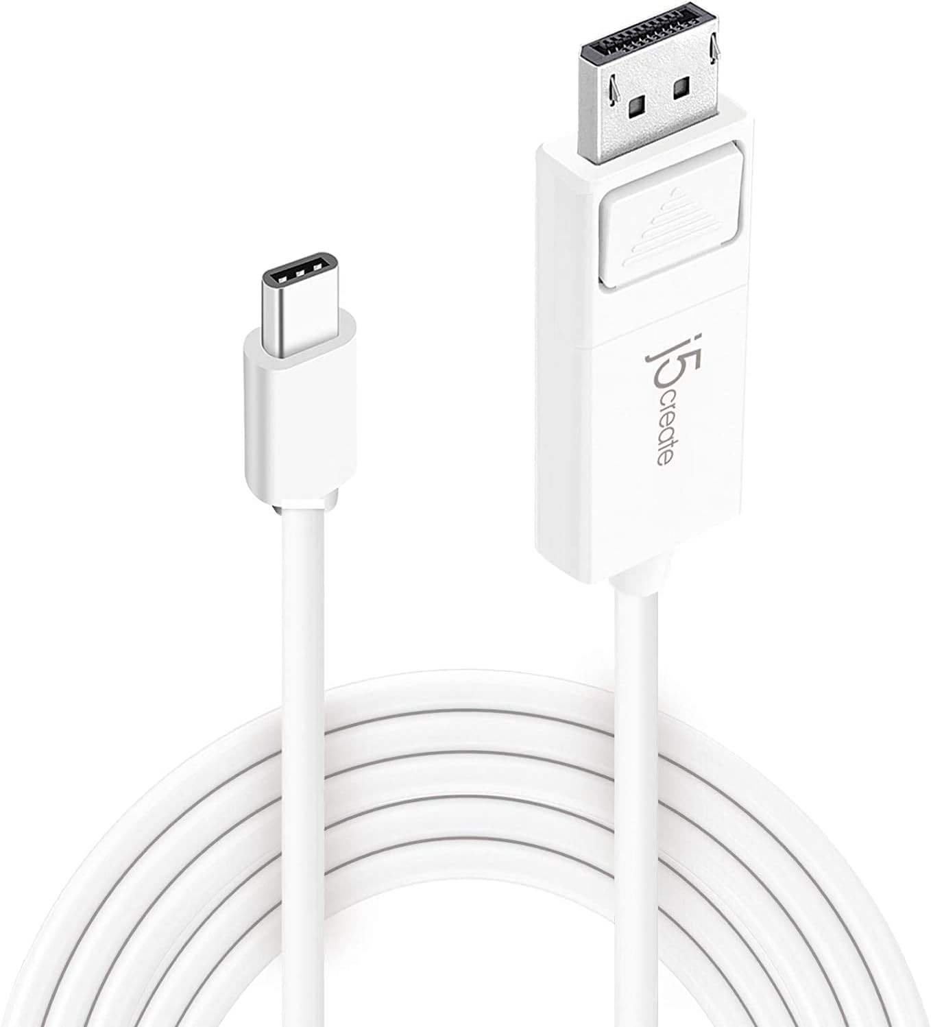 j5create USB Type-C to 4K DisplayPort Cable, JCA141, 4 ft