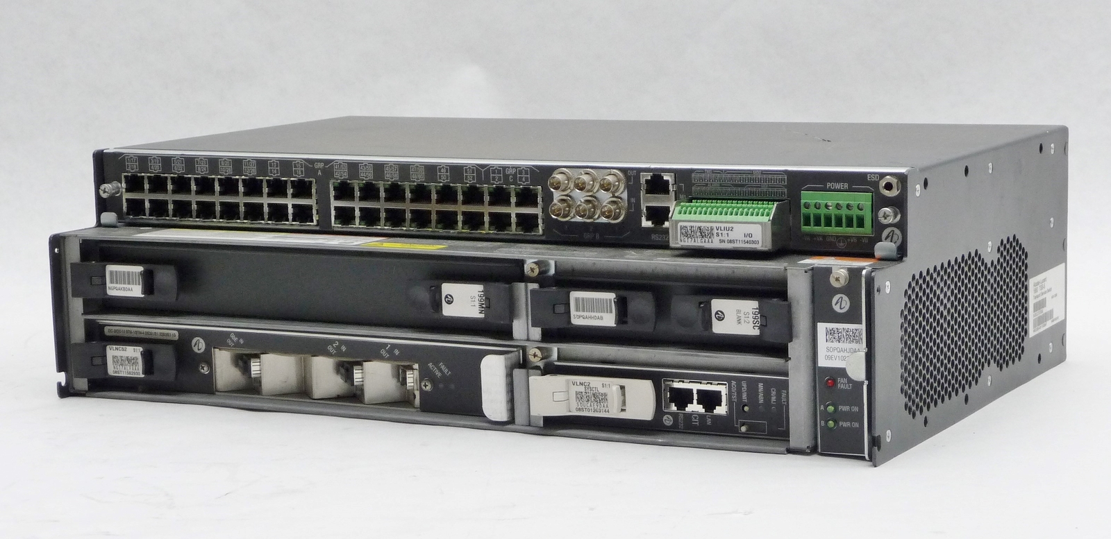 ALCATEL LUCENT 1850 TSS-5 TRANSPORT SERVICE SWITCH NGMLC00BRA VLNC52 VLNC2 VLIU2