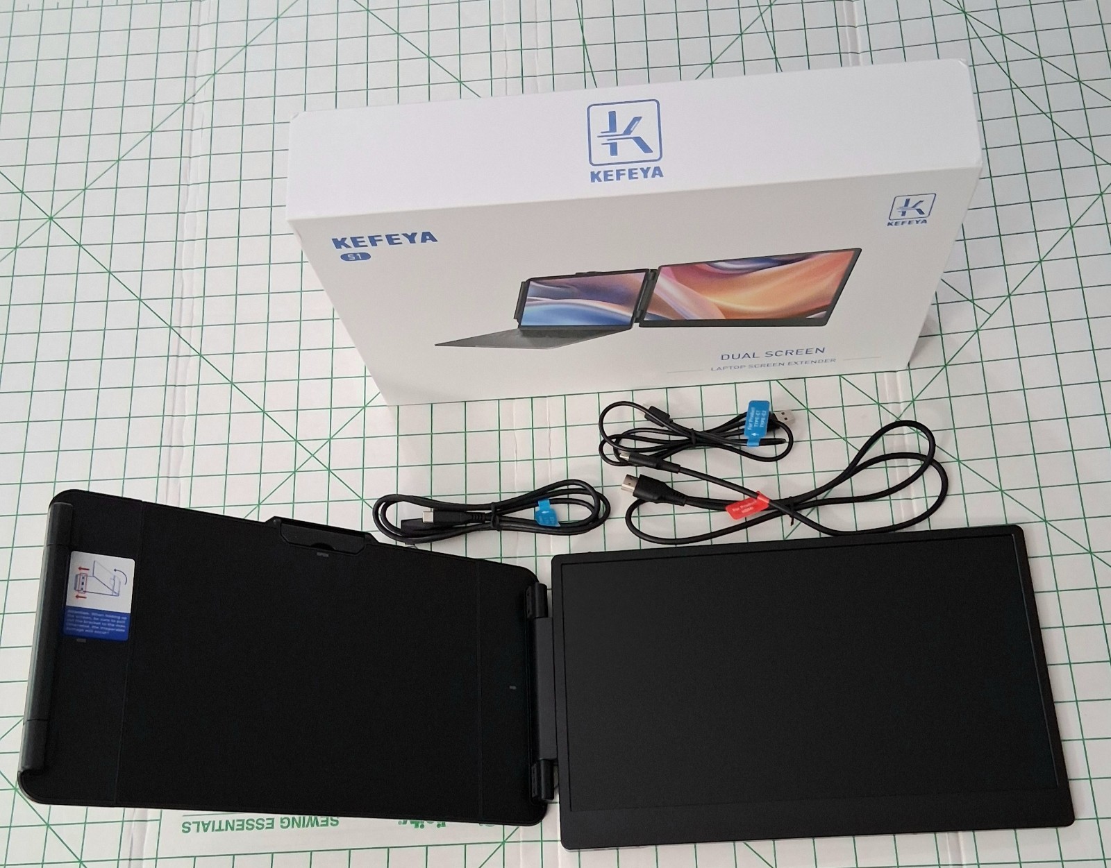 Kefeya S1 Laptop Screen Extender 14" Portable Laptop Screen Dual Monitor
