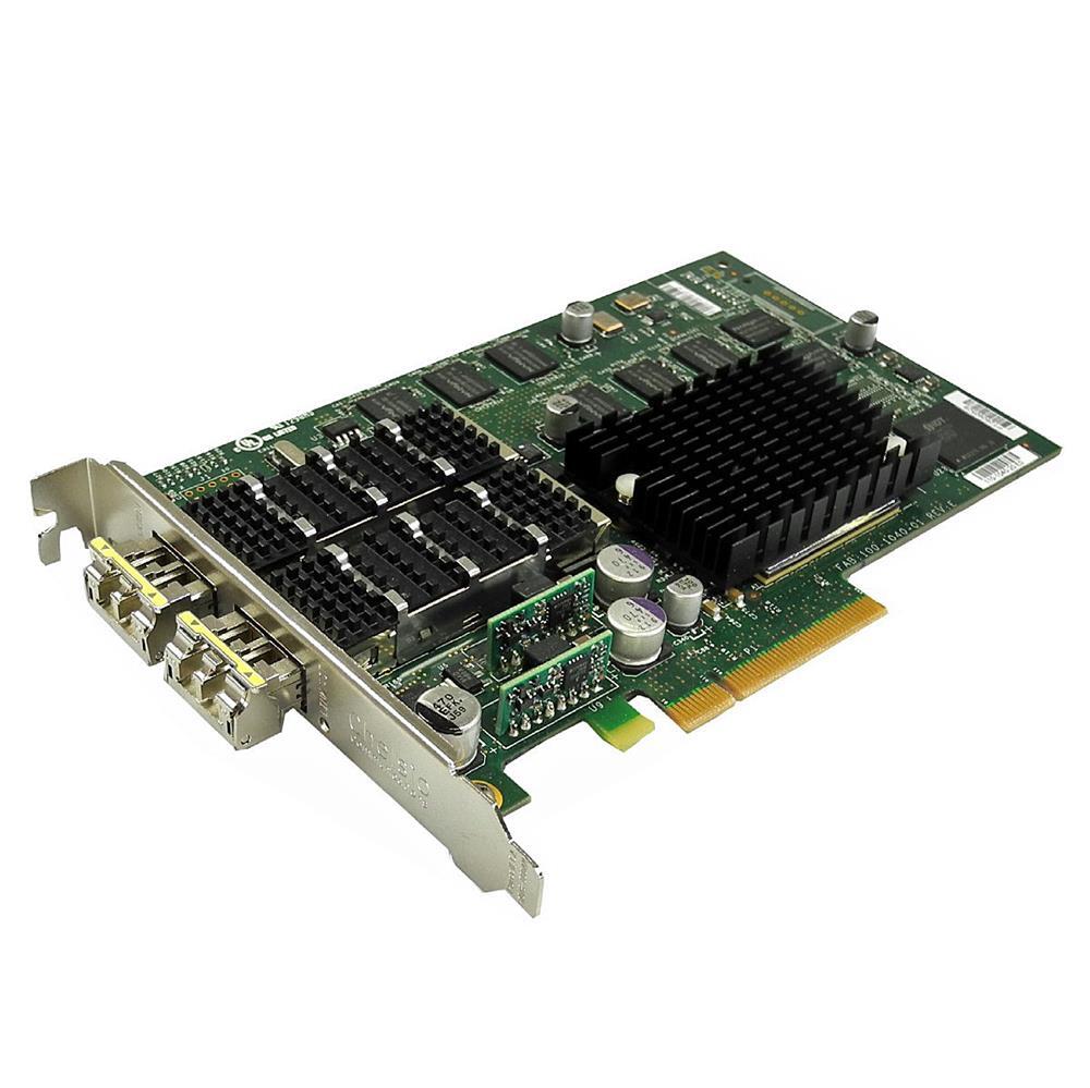 Chelsio Dual Port 10GbE PCIe x8 Network Card PN 110-1040-20 E0 + 2x 10Gb XFPs