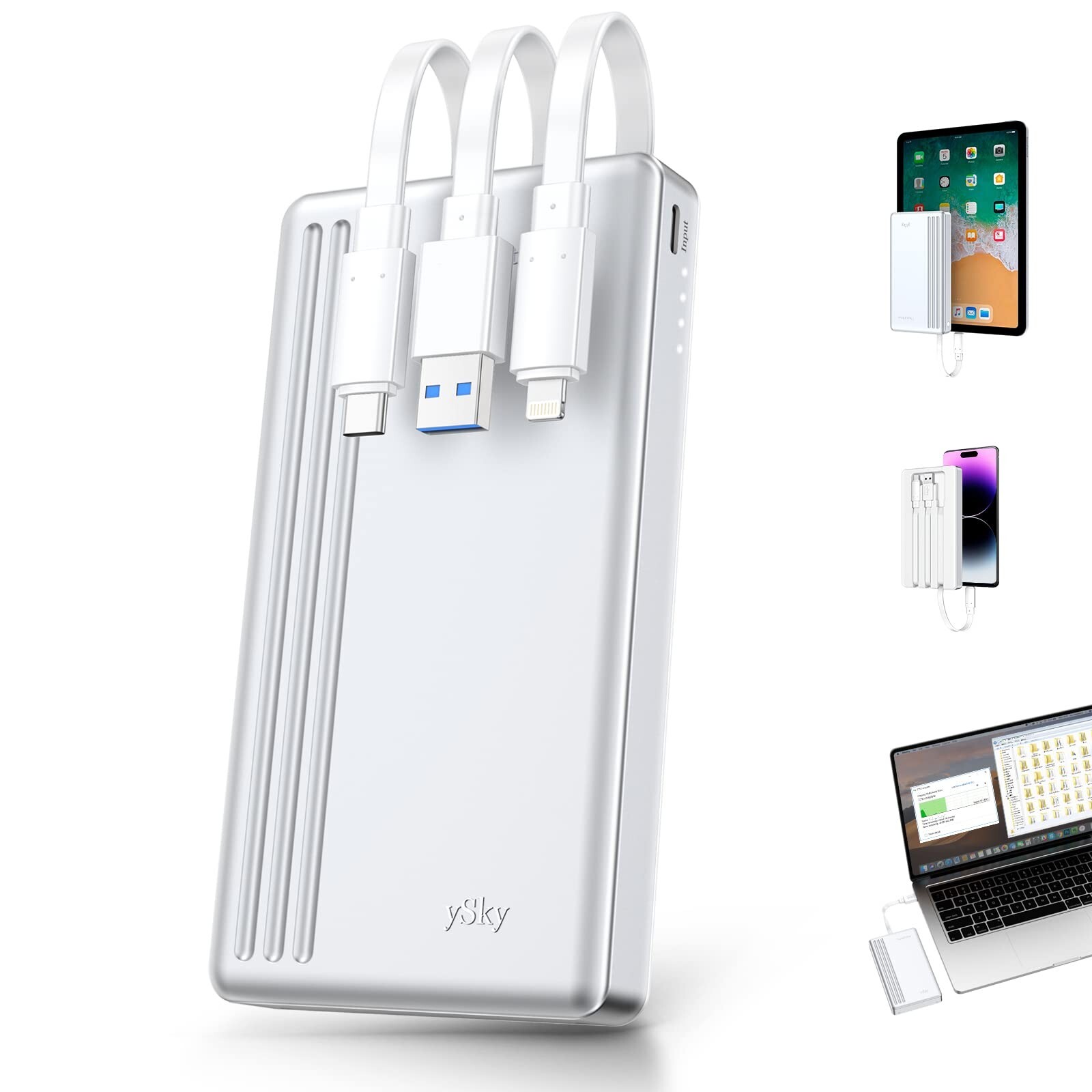 Portable External Hard Drive for iPhone iPad MacBook Computer,1TB Photo Stick...