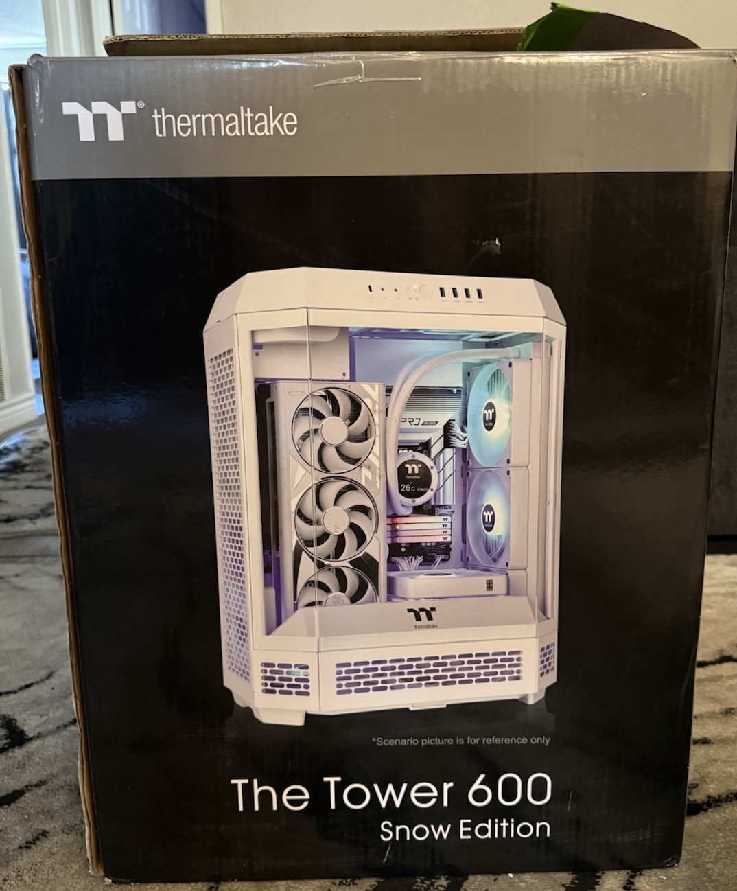 Thermaltake The Tower PC CASE 600 Snow Edition (White) ATX Full Tower  - READ