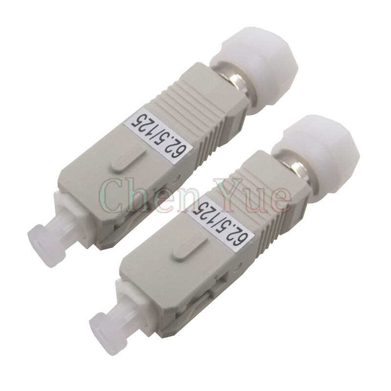 2pcs FC UPC Female-SC UPC Male Fiber Optic Adapter MM 62.5/125 Hybrid Connector