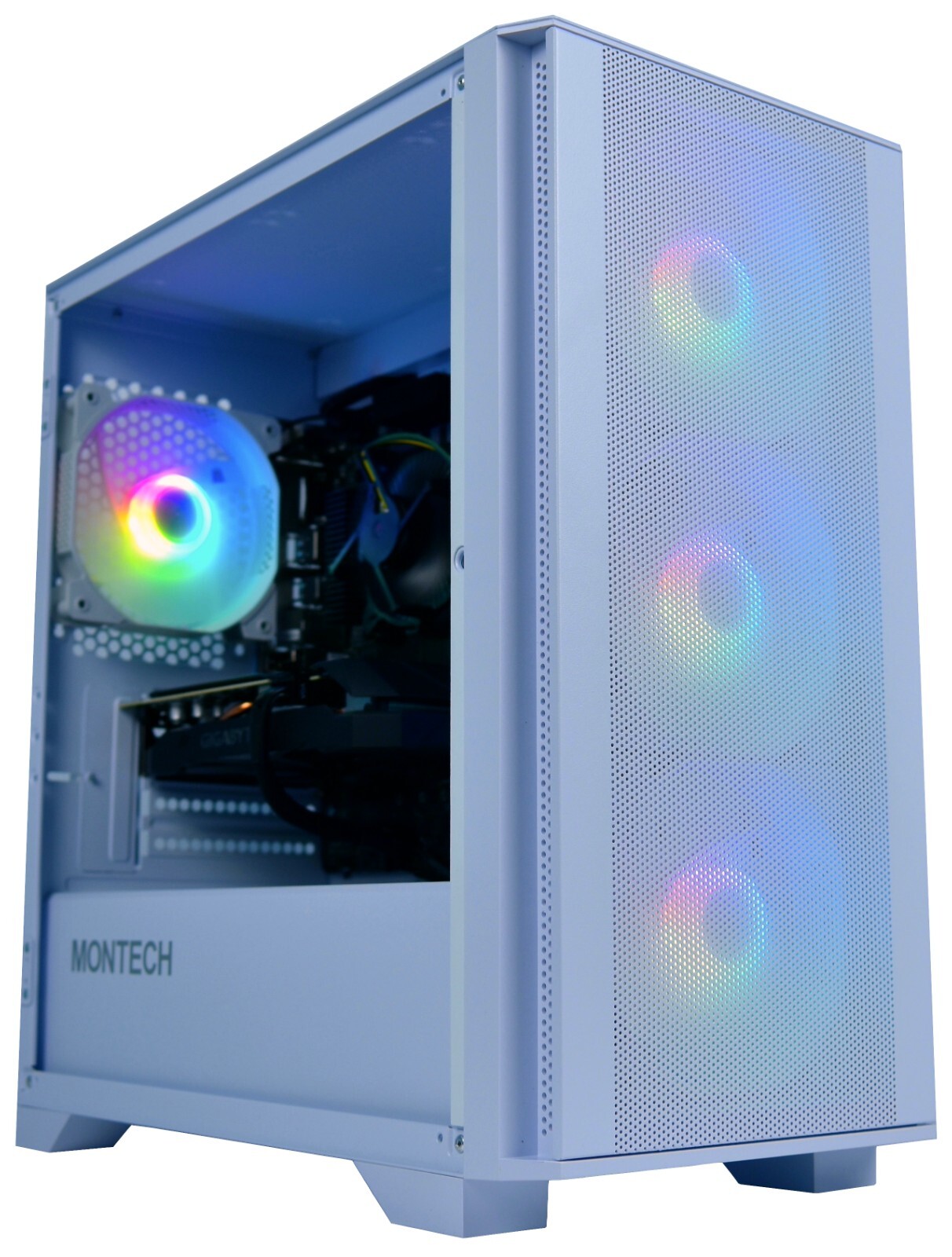 ULTIMATE Gaming & Streaming PC - RX 6600, Intel 12100, 1TB SSD (Gladiator White)
