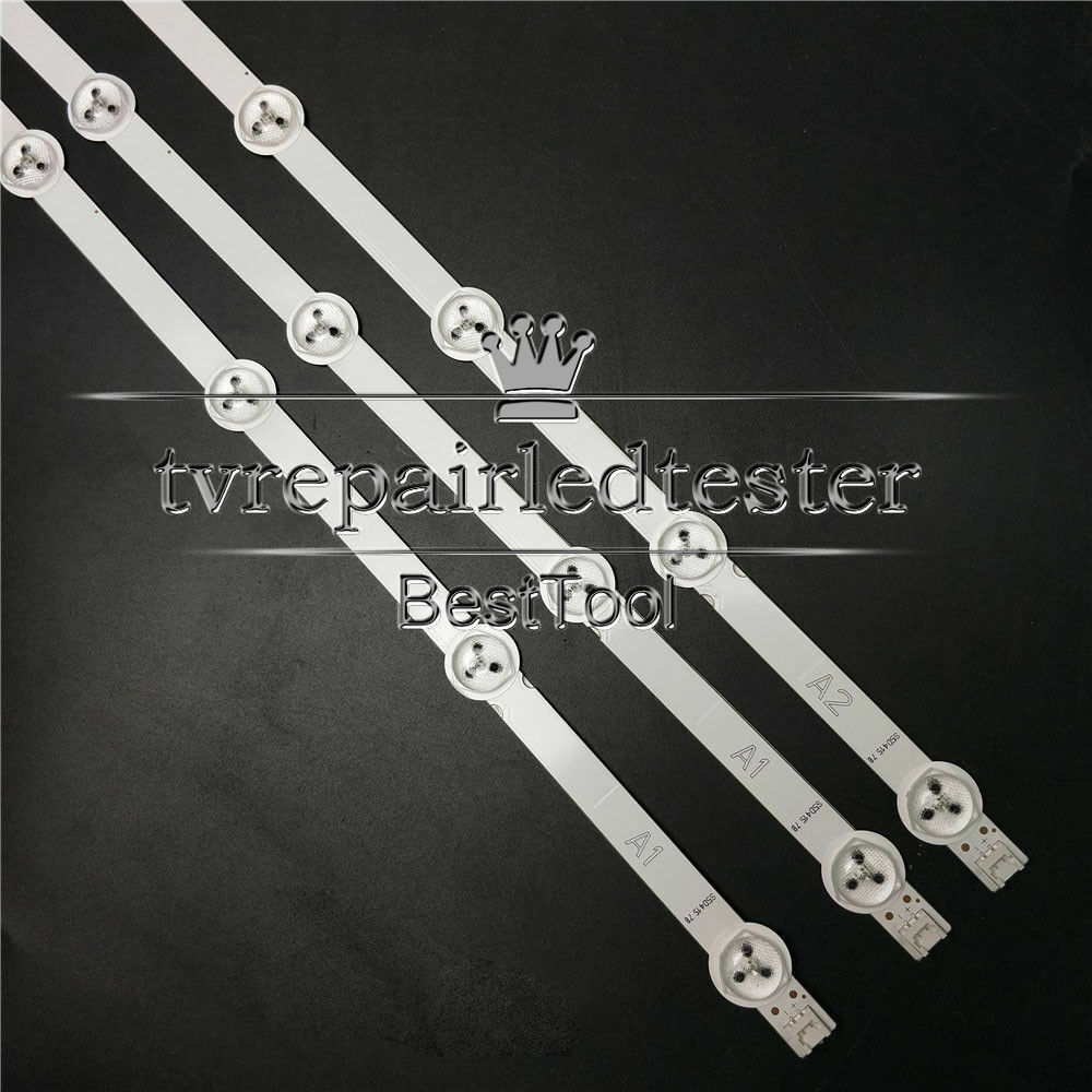 3pcs 63cm LED Backlight strip for LG 32" LCD TV ROW2.1 6916L-1106A/05/1204/05A