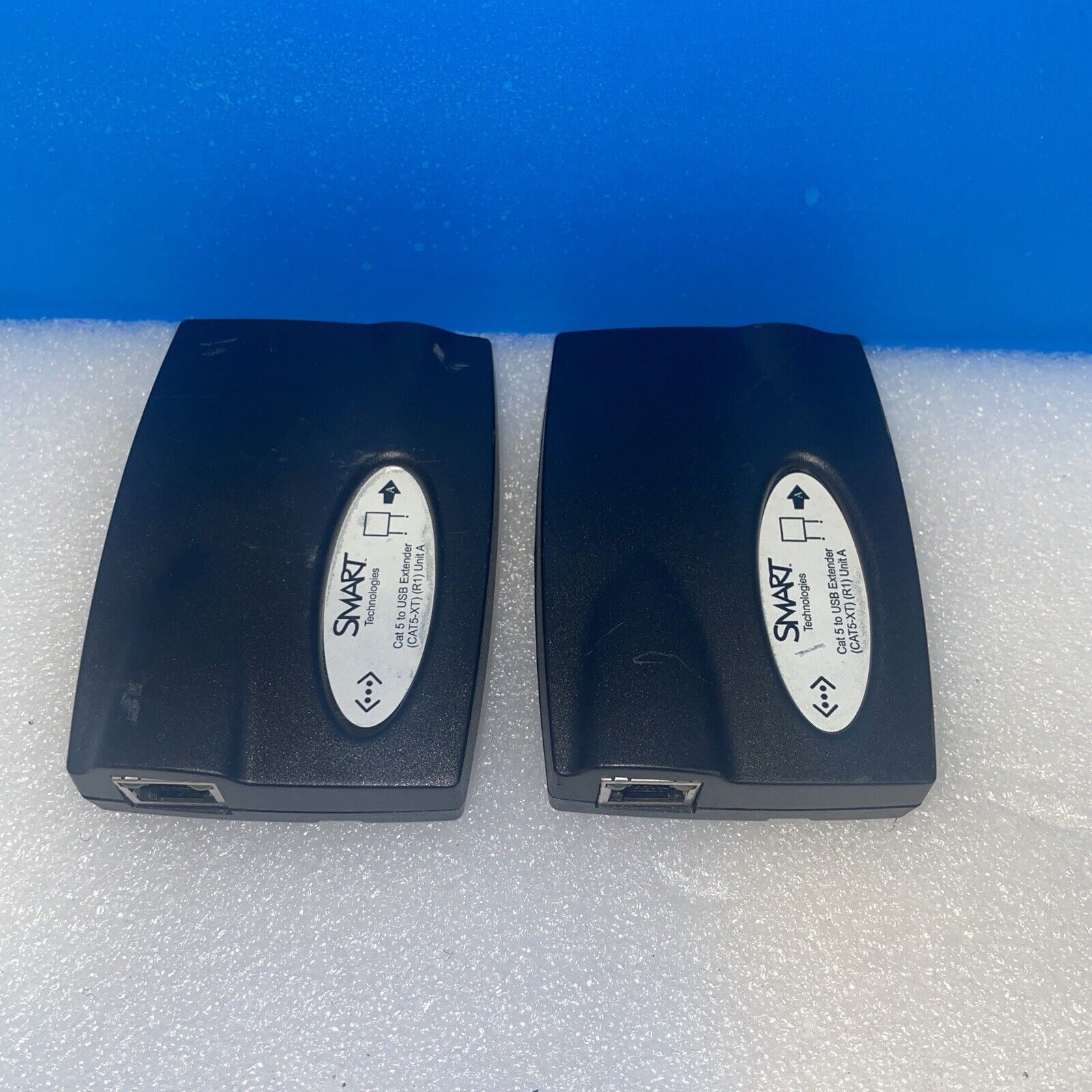 Lot of 2 Smart Technologies Cat5 To USB Extender - CAT5-XT R1 Unit A