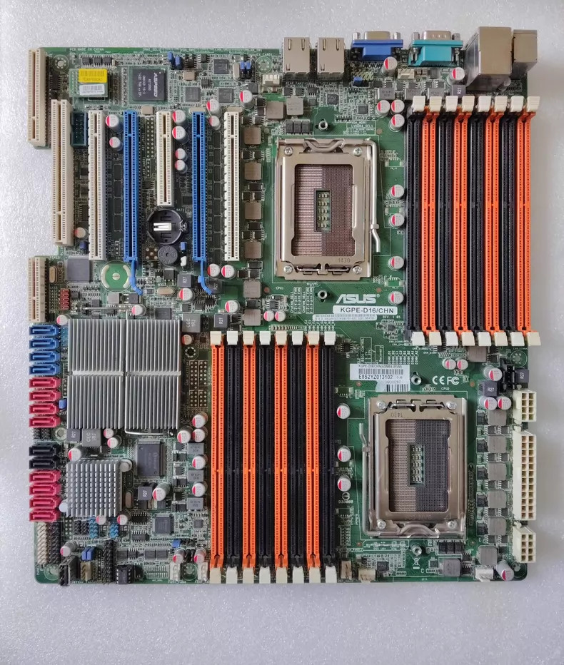 For ASUS KGPE-D16 AMD G34 Dual-Channel Opteron Server Motherboard 128GBTest ok