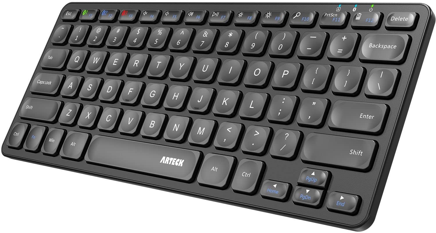 Arteck Universal Multi-Device Bluetooth Keyboard Ultra Slim and Compact Wireless