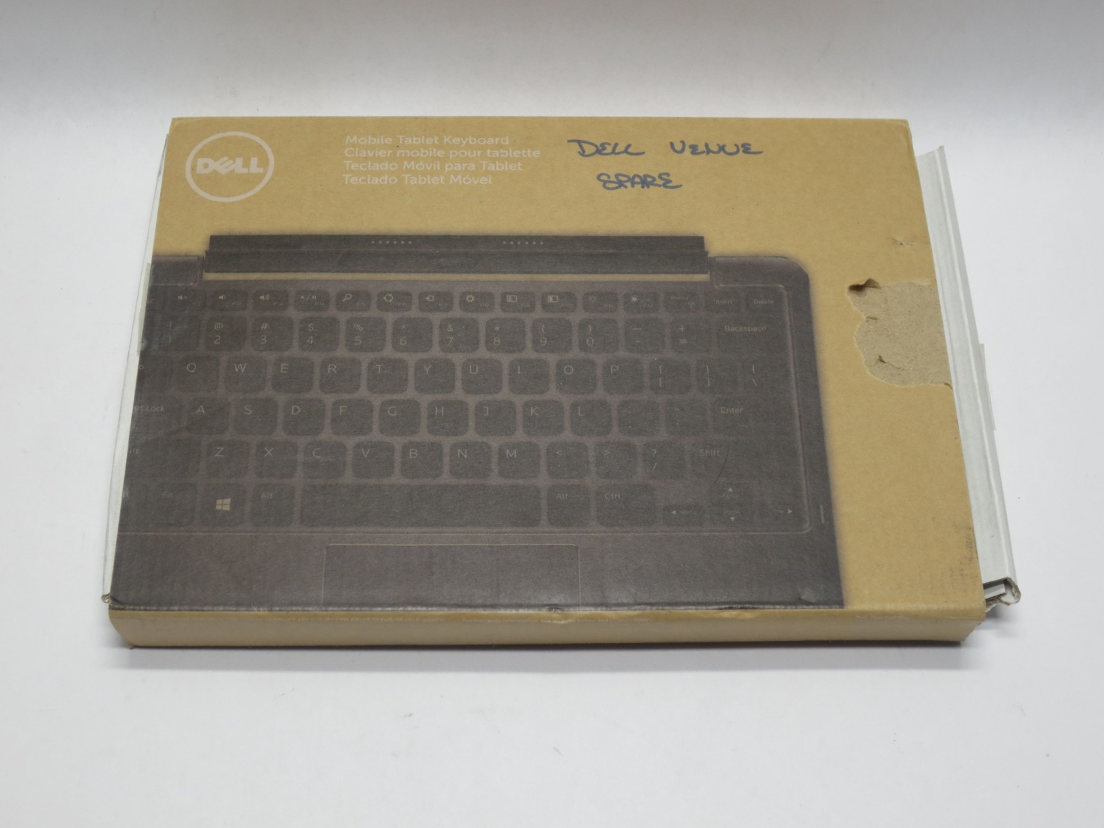 DELL Venue 11 Pro Mobile Tablet Keyboard, 0D1R74 D1R74 K12A - New Open Box
