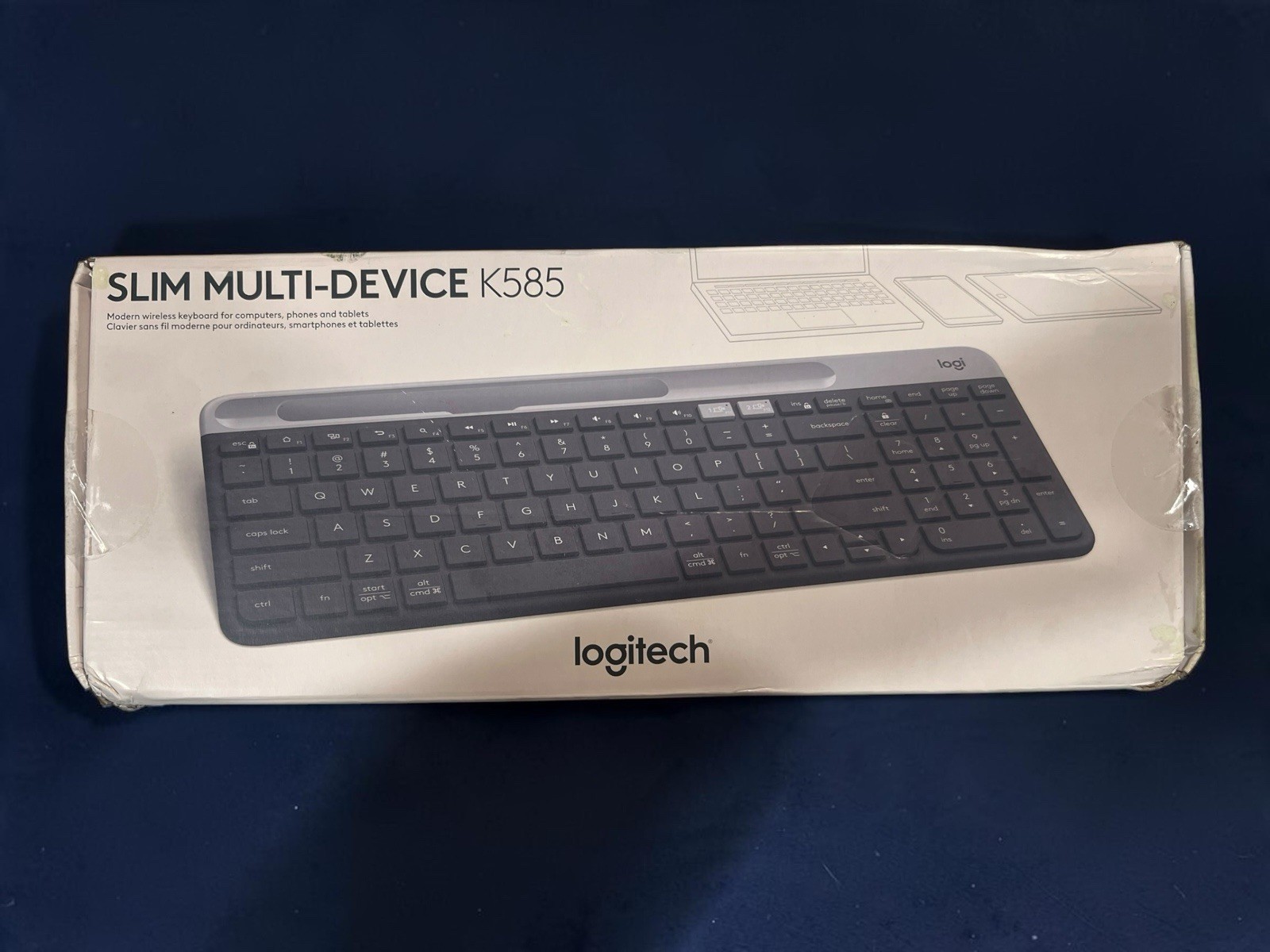 Logitech K585 Slim Multi-Device Wireless Keyboard Graphite 920-011479