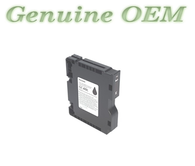405761/GC41K Original OEM Ricoh Ink Cartridge, Black Genuine Sealed