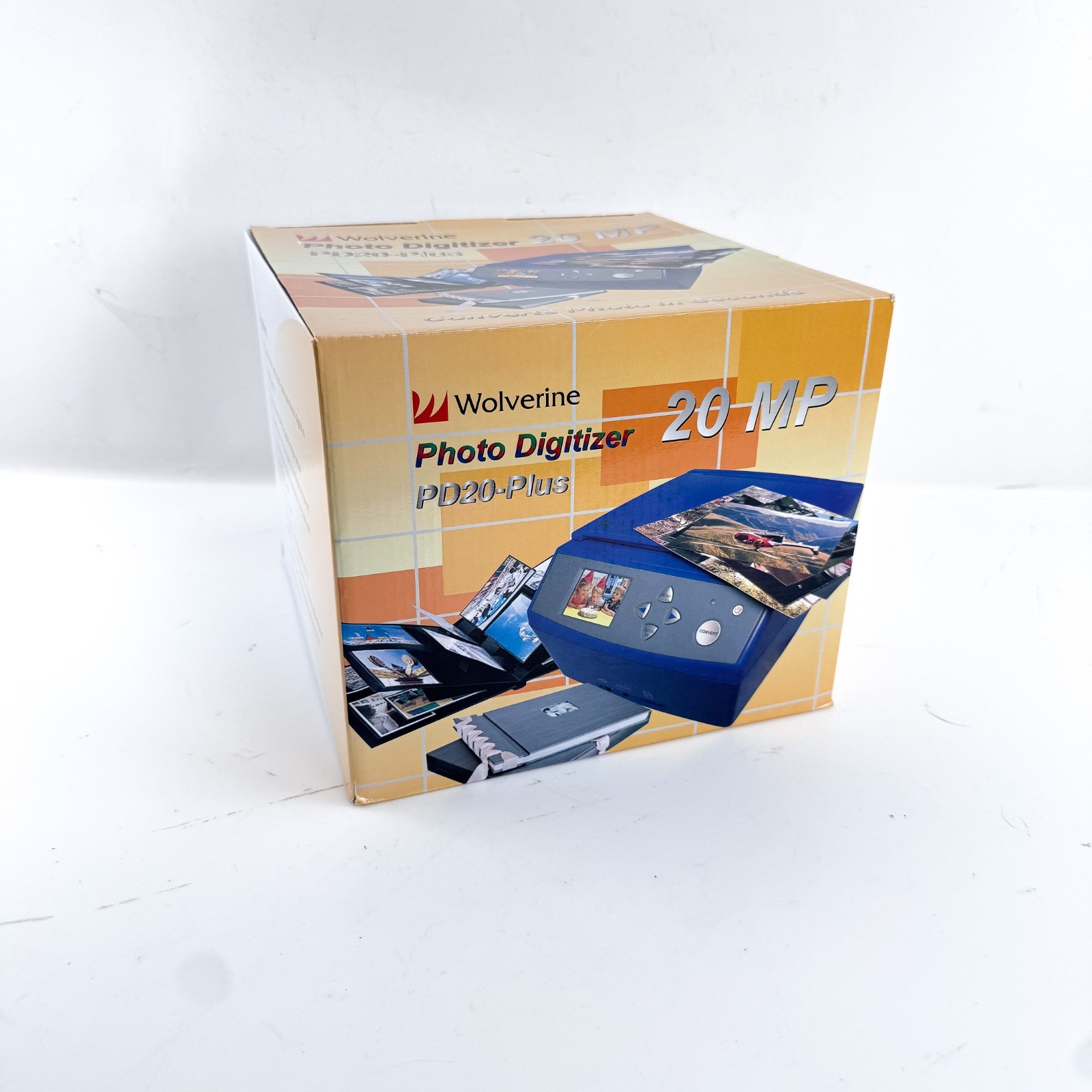 Wolverine Rapid 20MP Photo Digitizer Scanner Blue Model PD20-Plus New Open Box