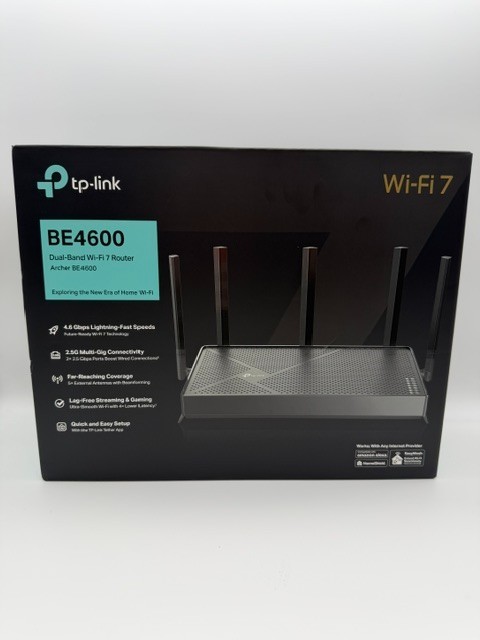 TP-Link BE4600 Archer Dual-Band Wi-Fi 7 Router New