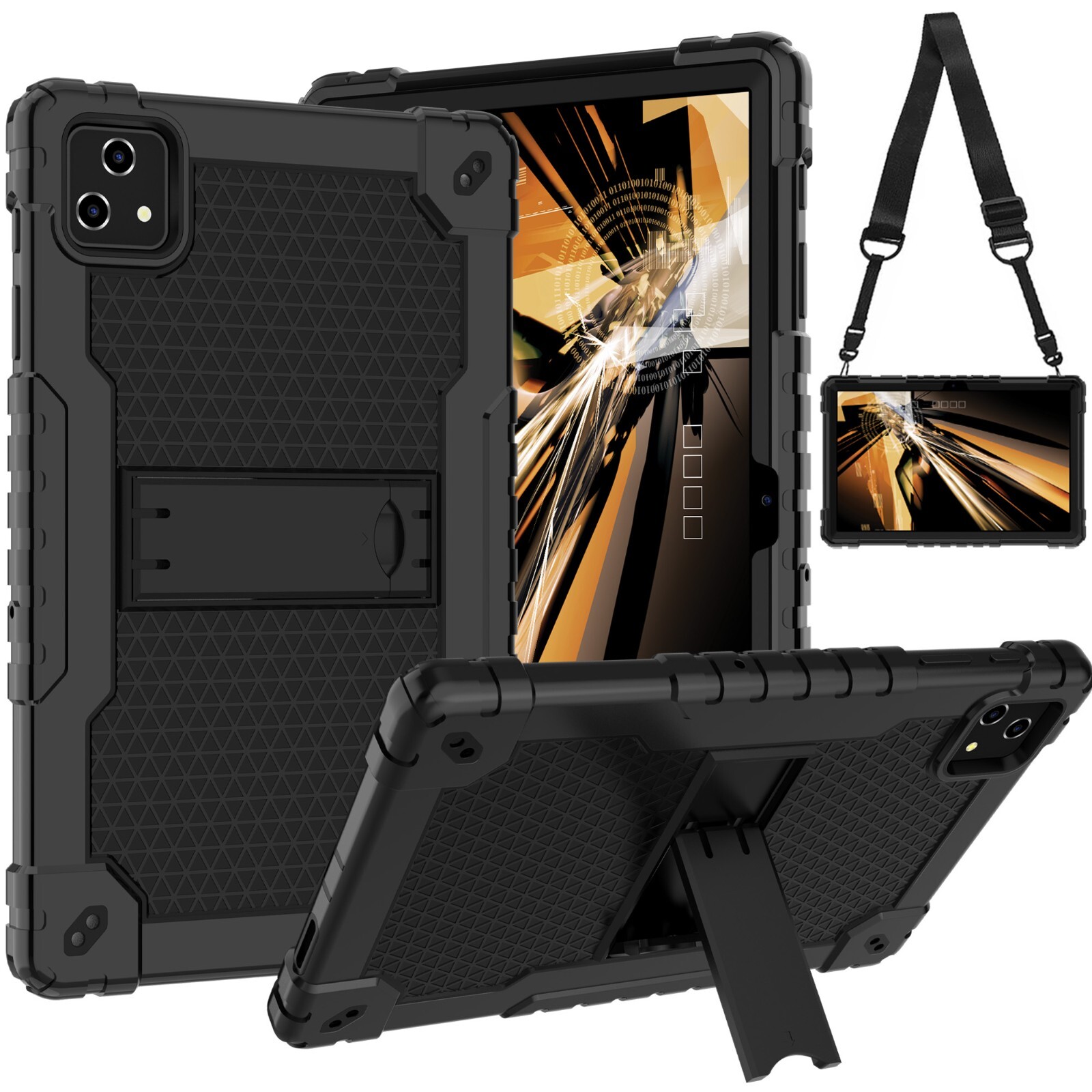 For T-Mobile Revvl Tab 5G 2023 Released Shockproof Kids Friendly Rugged Case