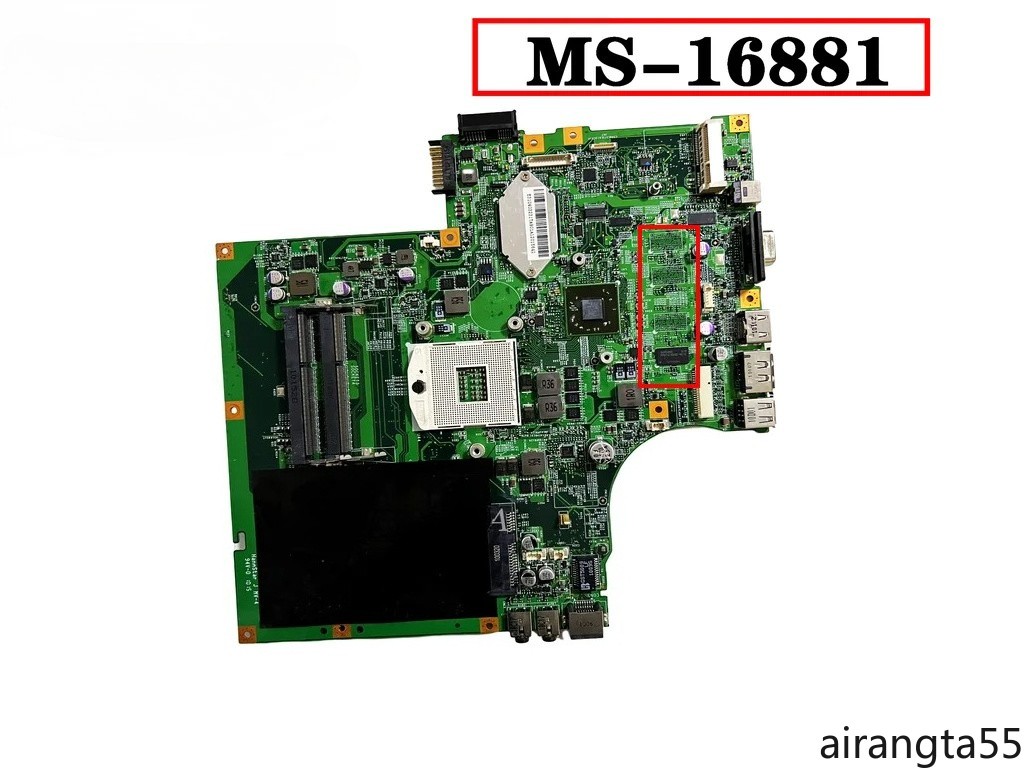 MS-16881 VER 2.0 For MSI CR620 Laptop Motherboard DDR3 Tested Good
