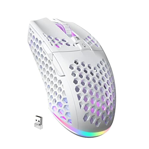 Wireless Gaming Mouse Tri-Mode BT5.0 2.4G RGB Programmable