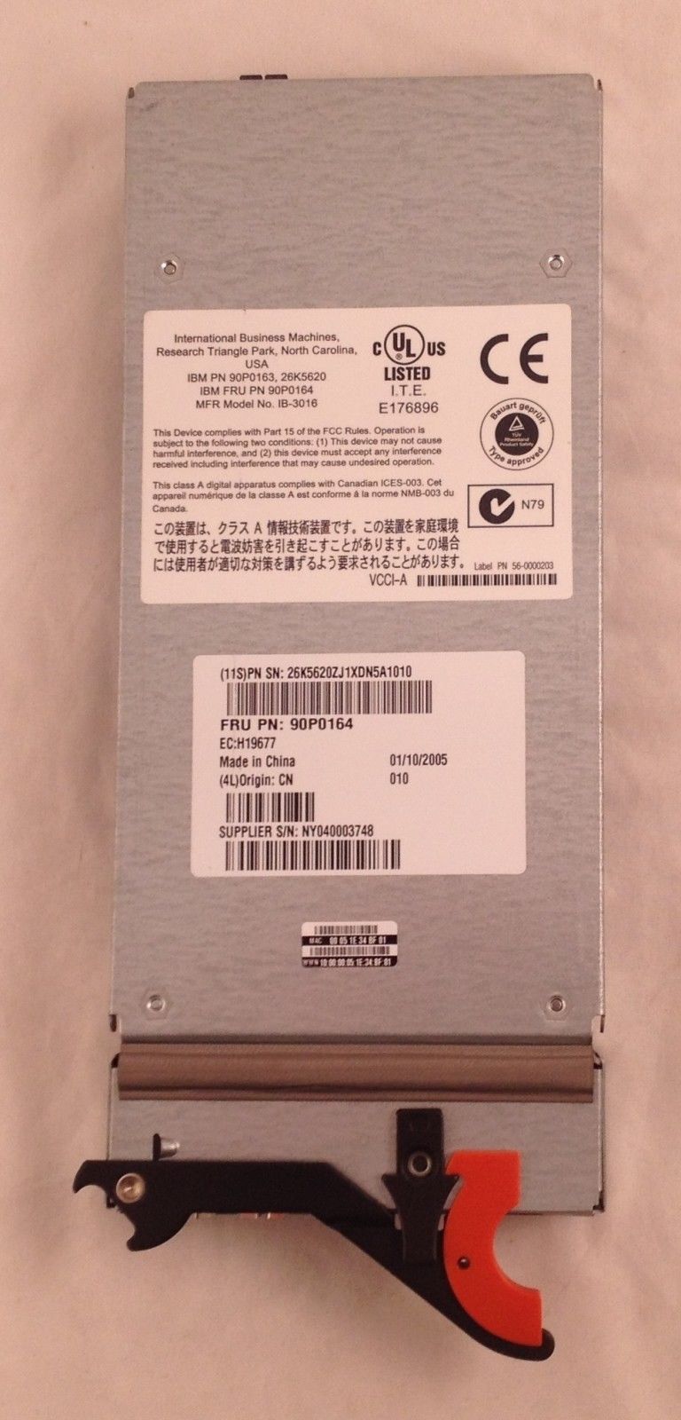 IBM 26K5620 90P0164 Brocade Entry SAN Switch Module B-6