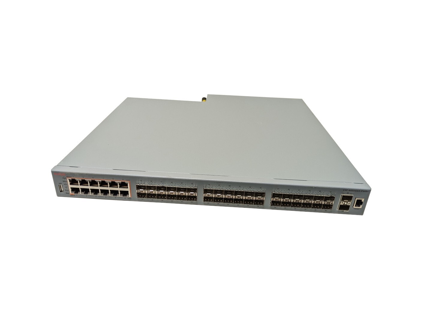 Avaya/Extreme  EC4400e05-e6 VSP 4450GSX-PWR+ 12 x 1GB POE+ RJ45 36 x 1 G 2xPS