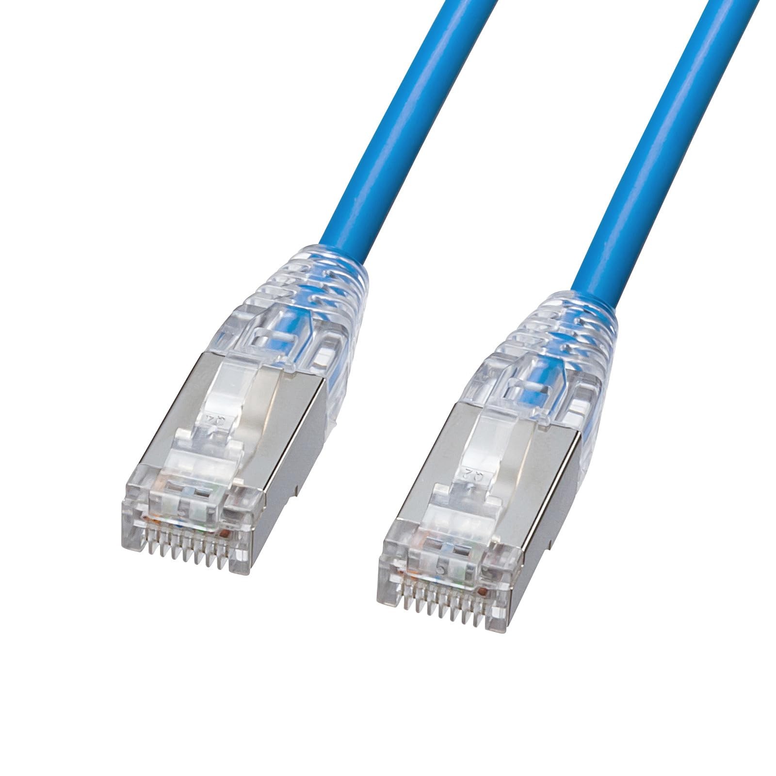 Sanwa Supply Cat5e STP Slim LAN Cable 5m KB-SL5STPS-05BL Blue Japan Import