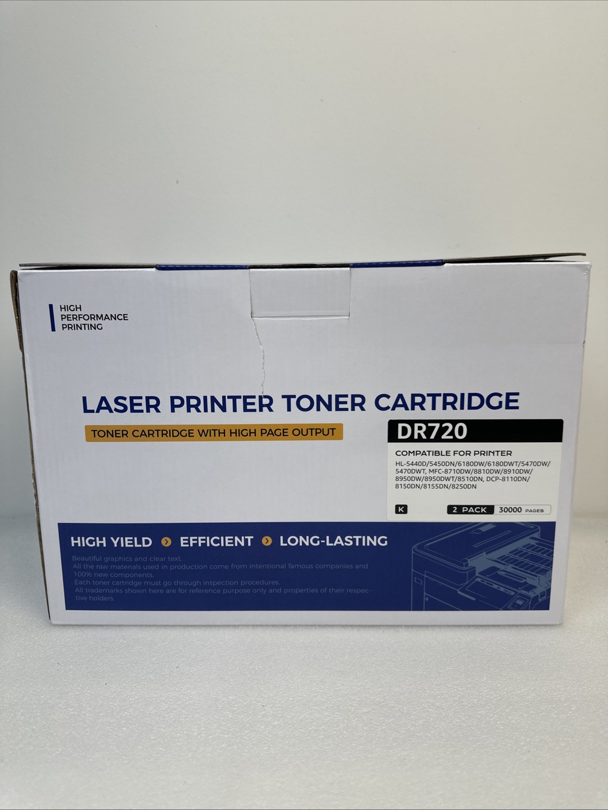 DR720 Laser Printer Toner Cartridge 2 Pack