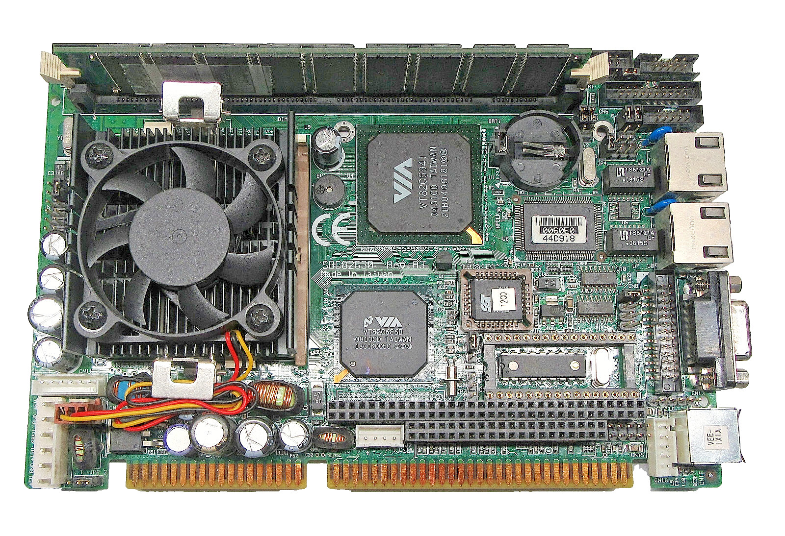 Genuine Axiomtek SBC82630 1.2Ghz CPU 512Mb RAM DUAL LAN Industrial Motherboard