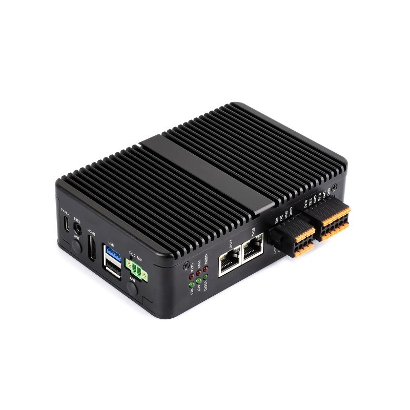 Waveshare Dual Ethernet Industrial Computer for Raspberry Pi CM5 with LTE Board