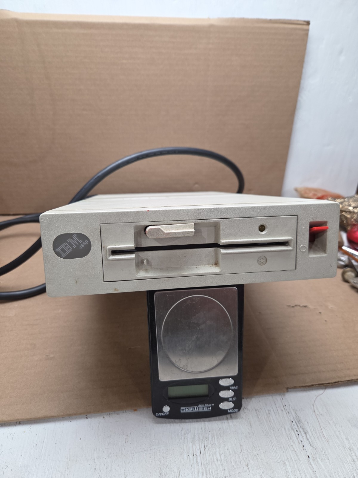 IBM 4869 5.25" External Floppy Disk Drive - Untested
